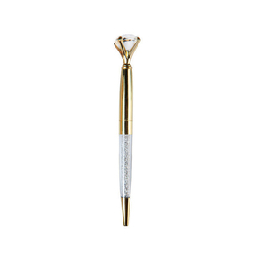 Długopis z kryształem - złoty 